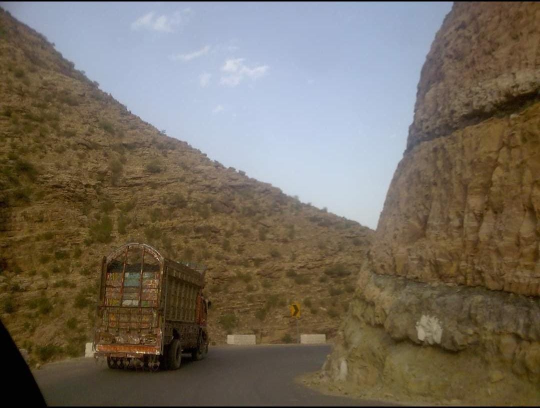 Old Picture of Road to Fort Munro 