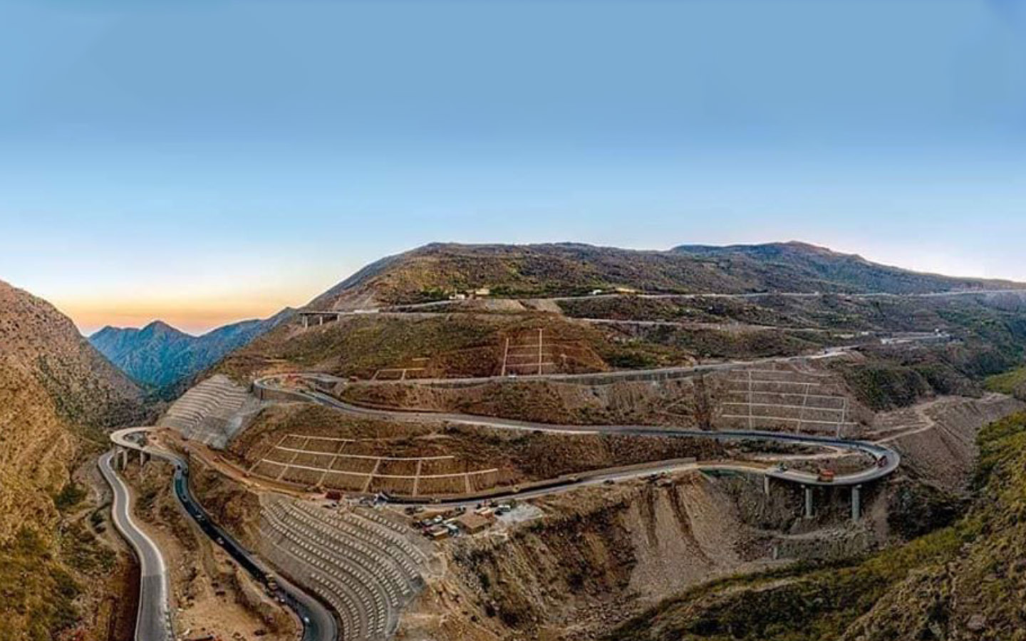 Asia's Second Largest Steel Bridge and Koh-e-Suleiman Foothills